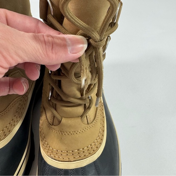 Sorel Caribou Tan Winter Boots Waterproof 8 - Picture 9 of 9
